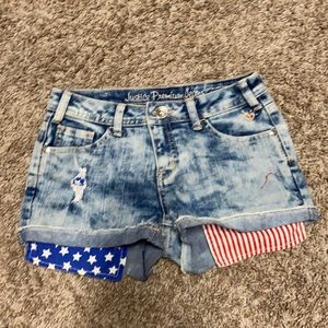 Justice premium jean shorts